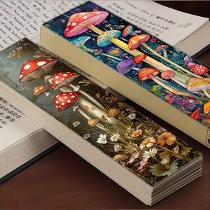 Brand New Exquisite 32pcs Mushroom Garden Bookmarks